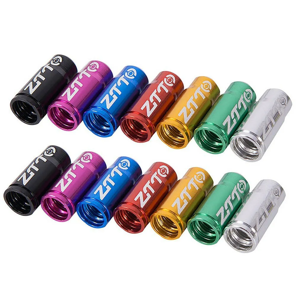 14pcs Bicycle Tire Valve Caps Ultralight Aluminum Mountain Road Bike Valve Cap for Presta Tire Valve Protector Dust Covers