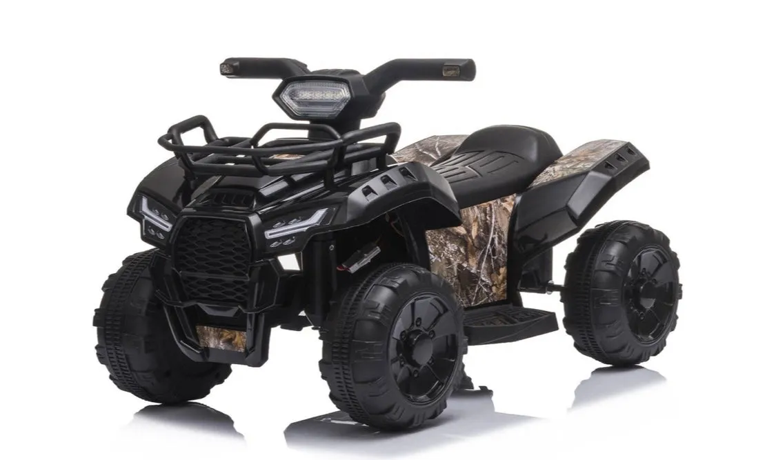 2025 ATV Quad 6V Kids Ride-On Upgraded Four Wheeler | 1 Seater | LED Lights