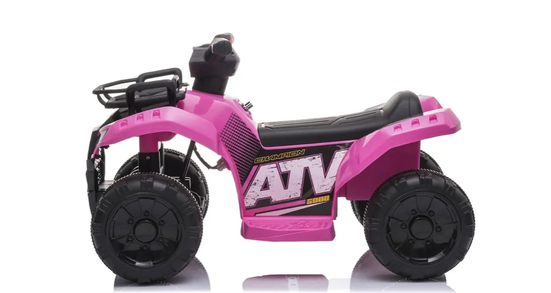 2025 ATV Quad 6V Kids Ride-On Upgraded Four Wheeler | 1 Seater | LED Lights