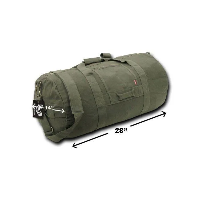 28inch Large Duffle Bags Backpack Rucksack Heavy Duty Canvas Cotton Luggage 70L