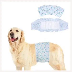 A Plus A Pets' Disposable Dog Diapers For Male Dogs (12 Pcs)