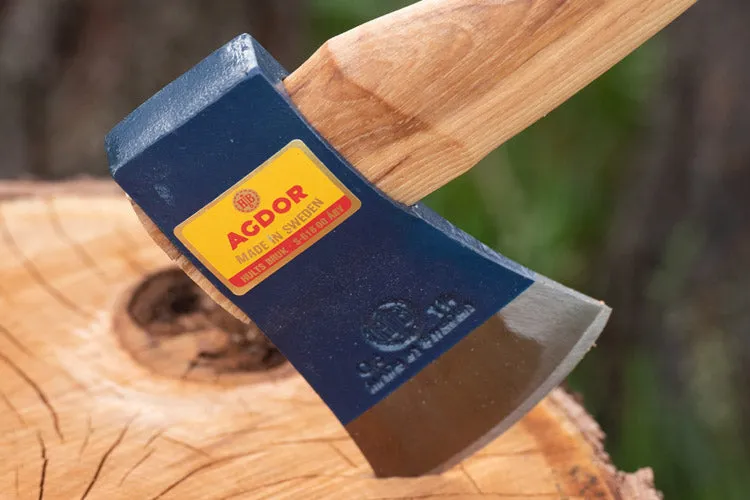 Agdor Trekking Axe - 1.25lb/15" Hickory Handle