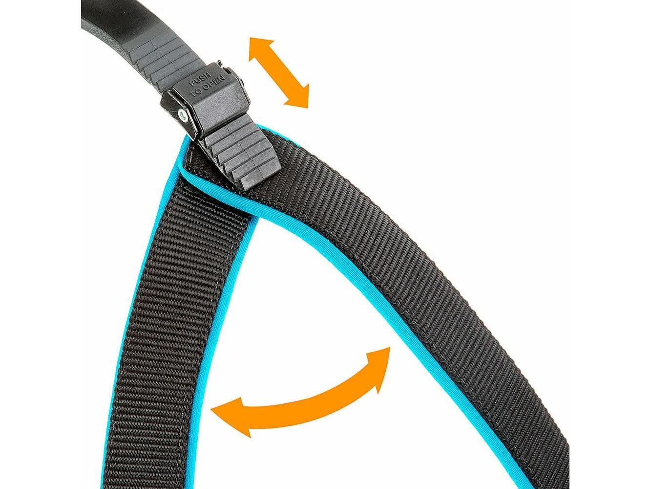 AGILA FLUO 4 BLUE HARNESS