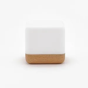 Beech Cube Rechargeable Timing Night Light