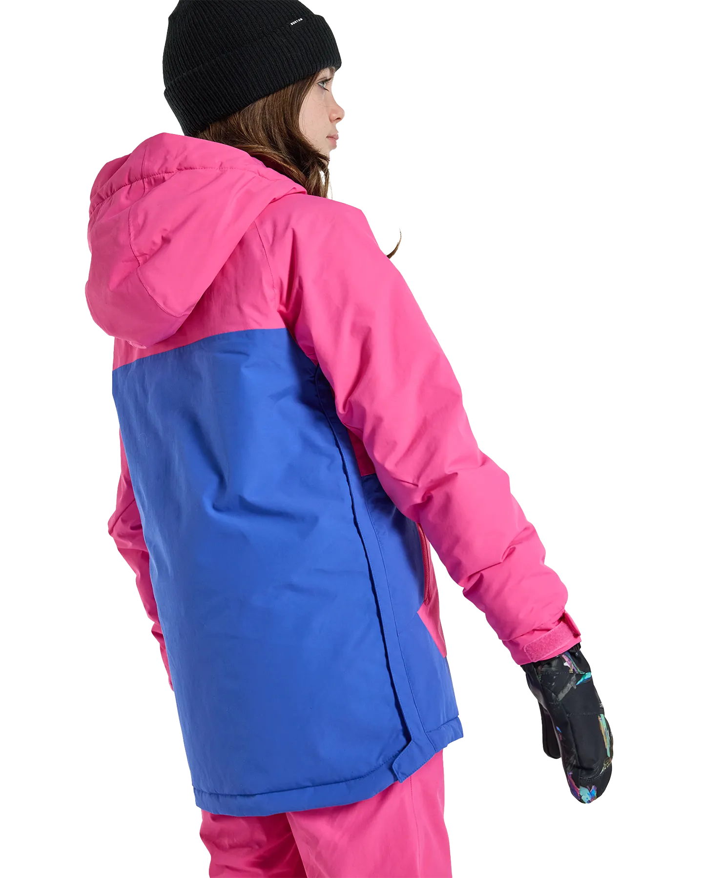 Burton Kids' Frostner 2L Anorak Snow Jacket - Fuchsia Fusion/Amparo Blue