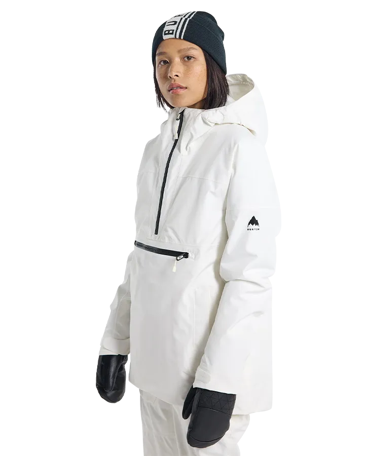 Burton Women's Pillowline Gore-Tex 2L Anorak Snow Jacket - Stout White