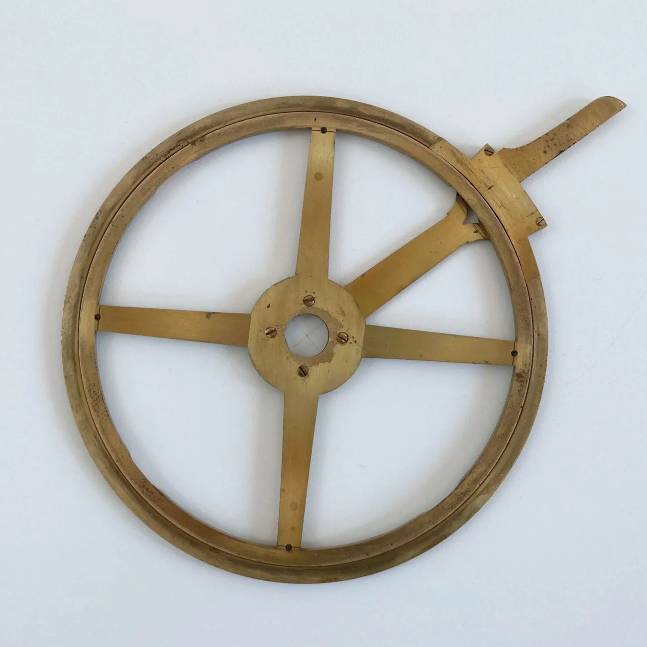 Circular Protractor by Troughton & Simms owned by Brenton Symons Cornish Mining Engineer