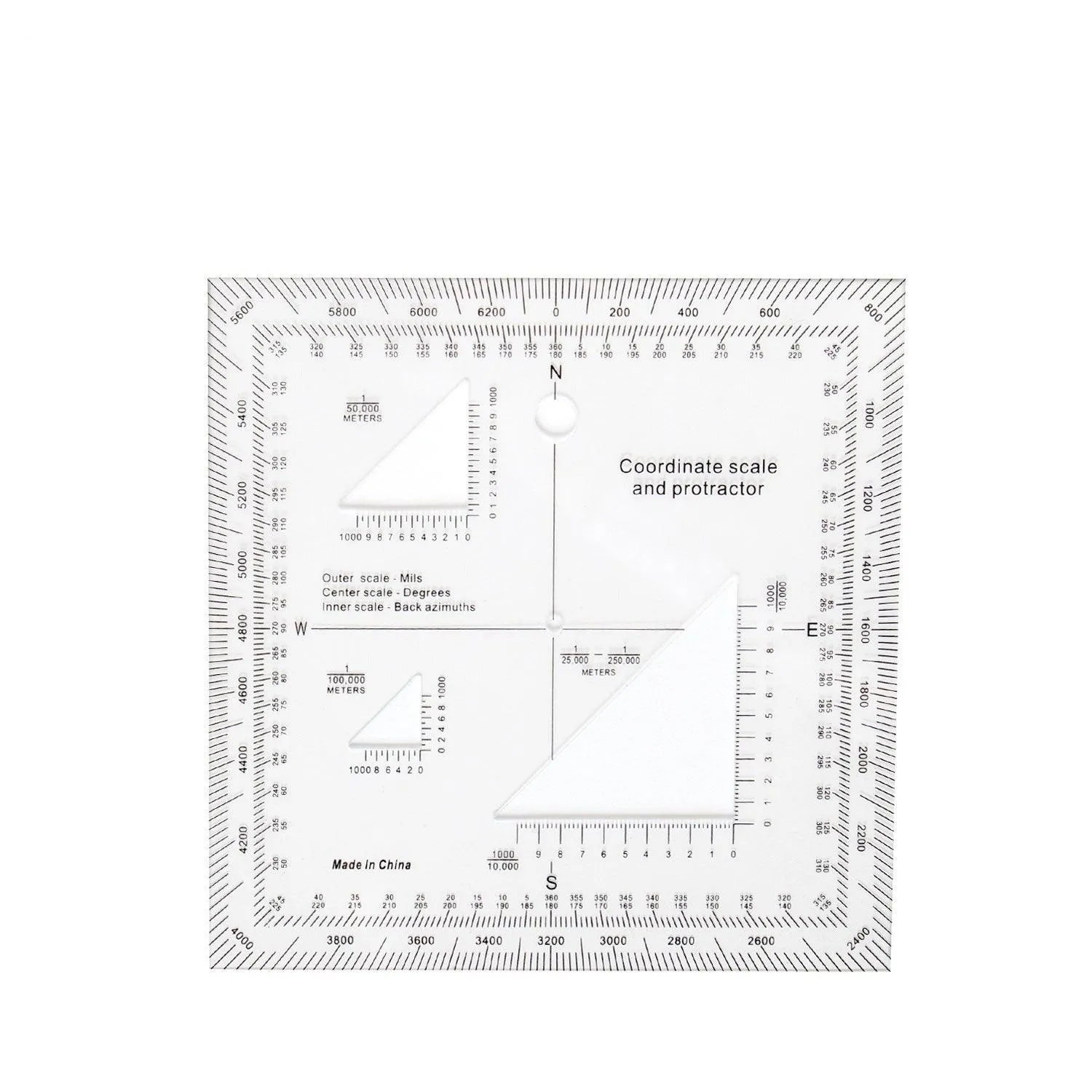 Coordinate Scale Protractor