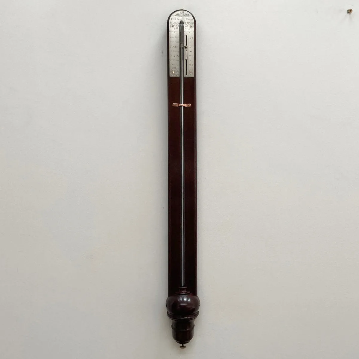 Early Eighteenth Century Stick Barometer by Thomas Heath of London