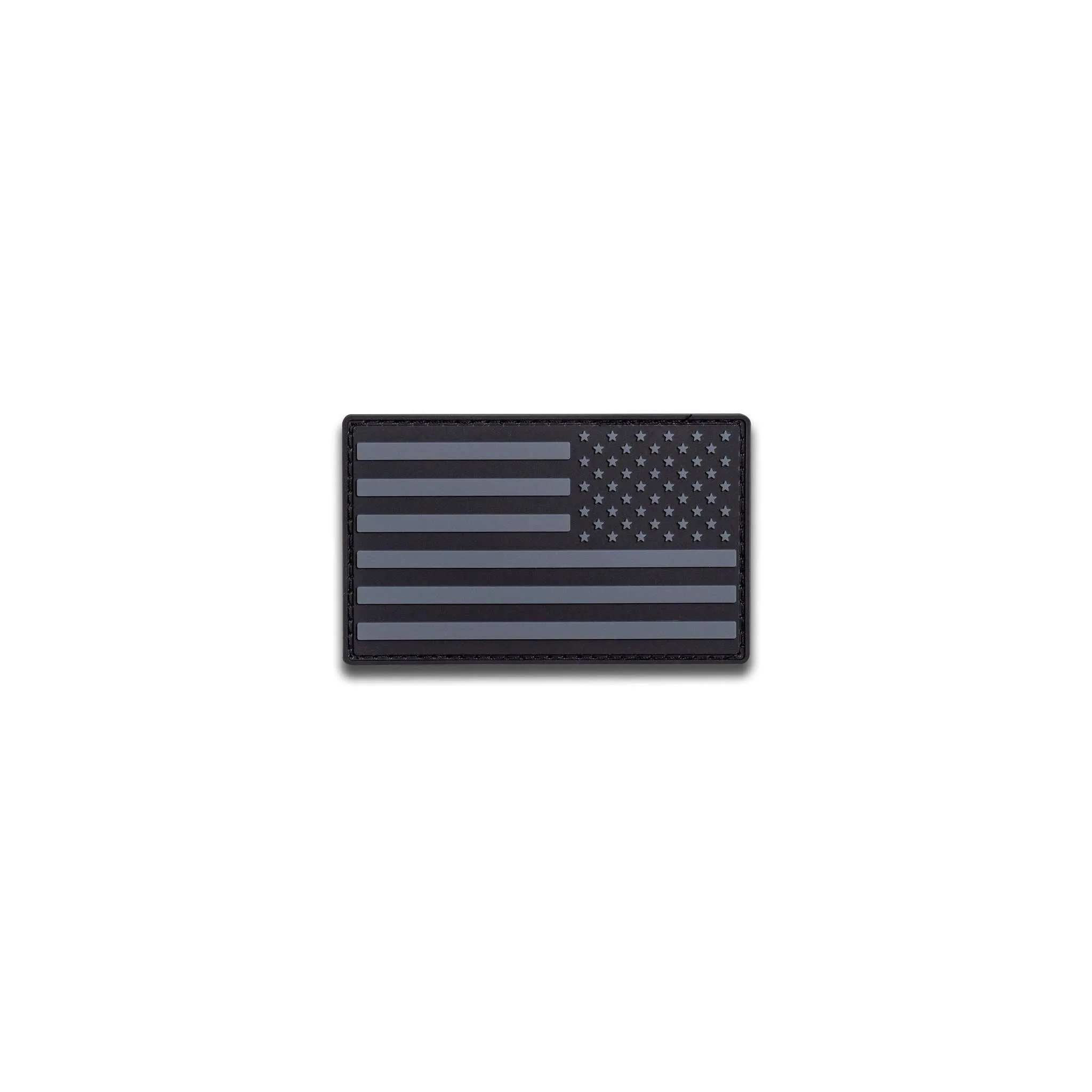 [FWD USA FLAG] 3x2 Inch PVC Patch [BLK/GRY]