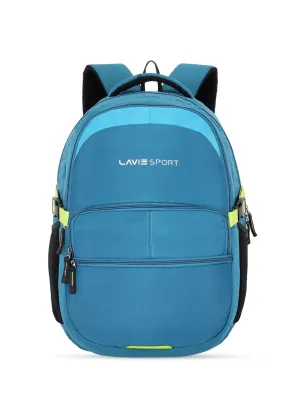 Lavie Sport Aspire 32L Laptop Backpack with Rain cover For Men & Women | Boys & Girls Blue