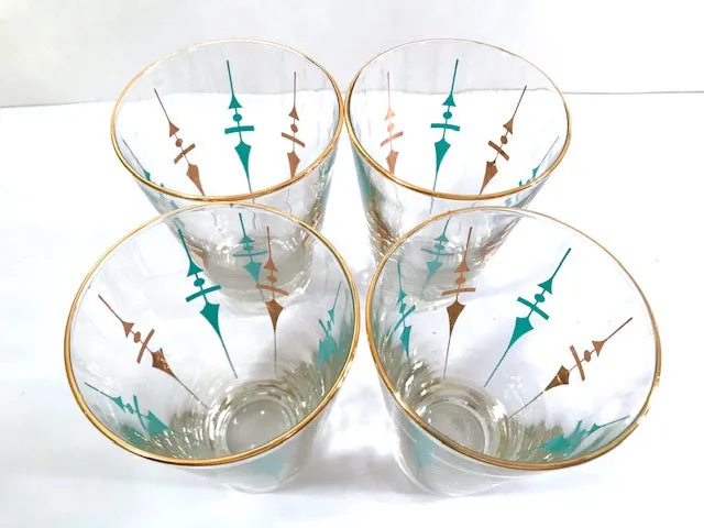 Libbey Mid-Century Staccato Glasses (Set of 4)