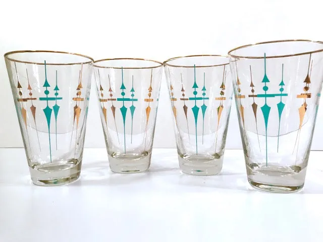 Libbey Mid-Century Staccato Glasses (Set of 4)