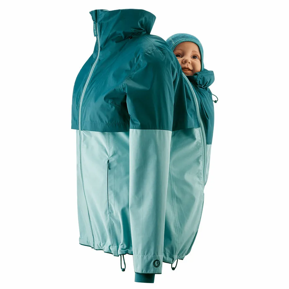 Mamalila Organic Aqua Babywearing Rain Jacket