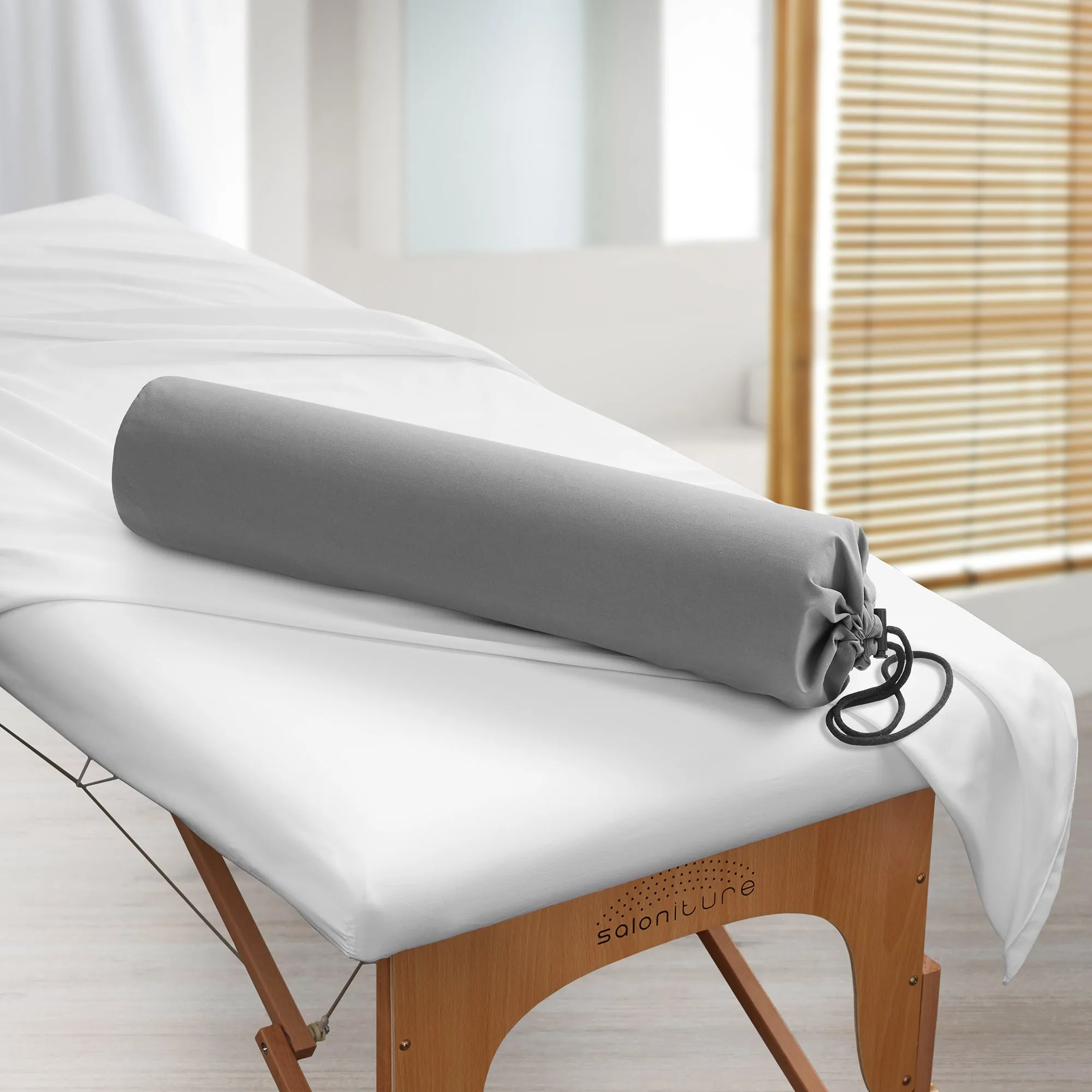 Microfiber Pillow Case Cover for Massage Bolster, 30" x 6"