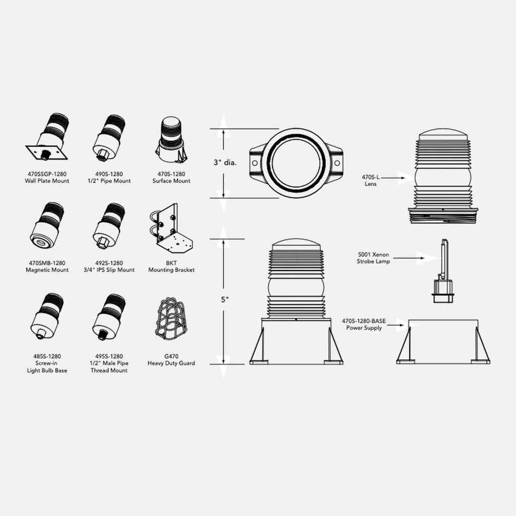 MICROSTROBE® Beacons - AC Power