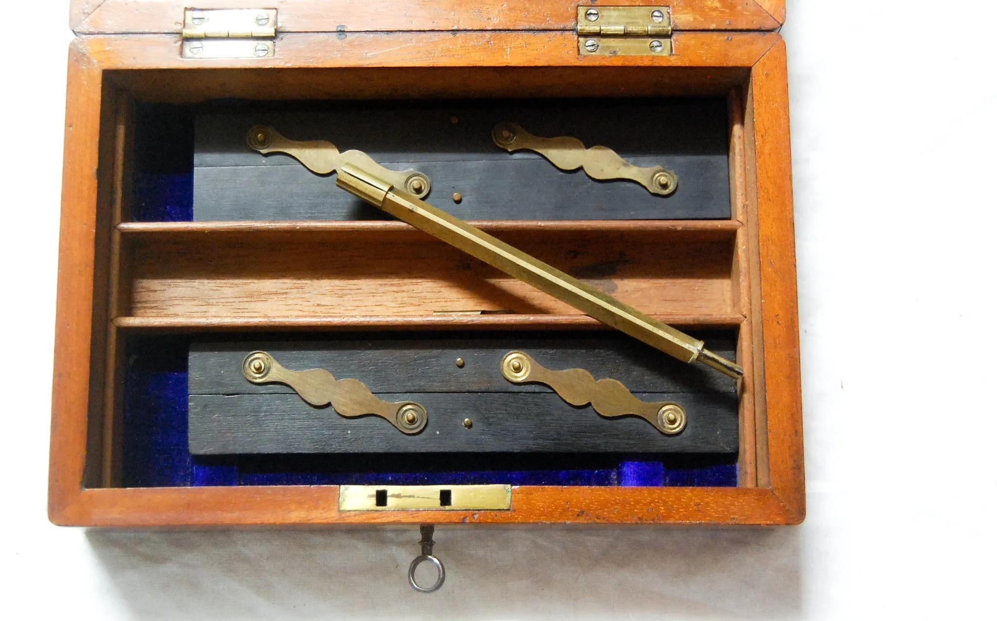 Mid-Victorian Mahogany Cased Drawing Instrument Set by Cary, 181 The Strand, London