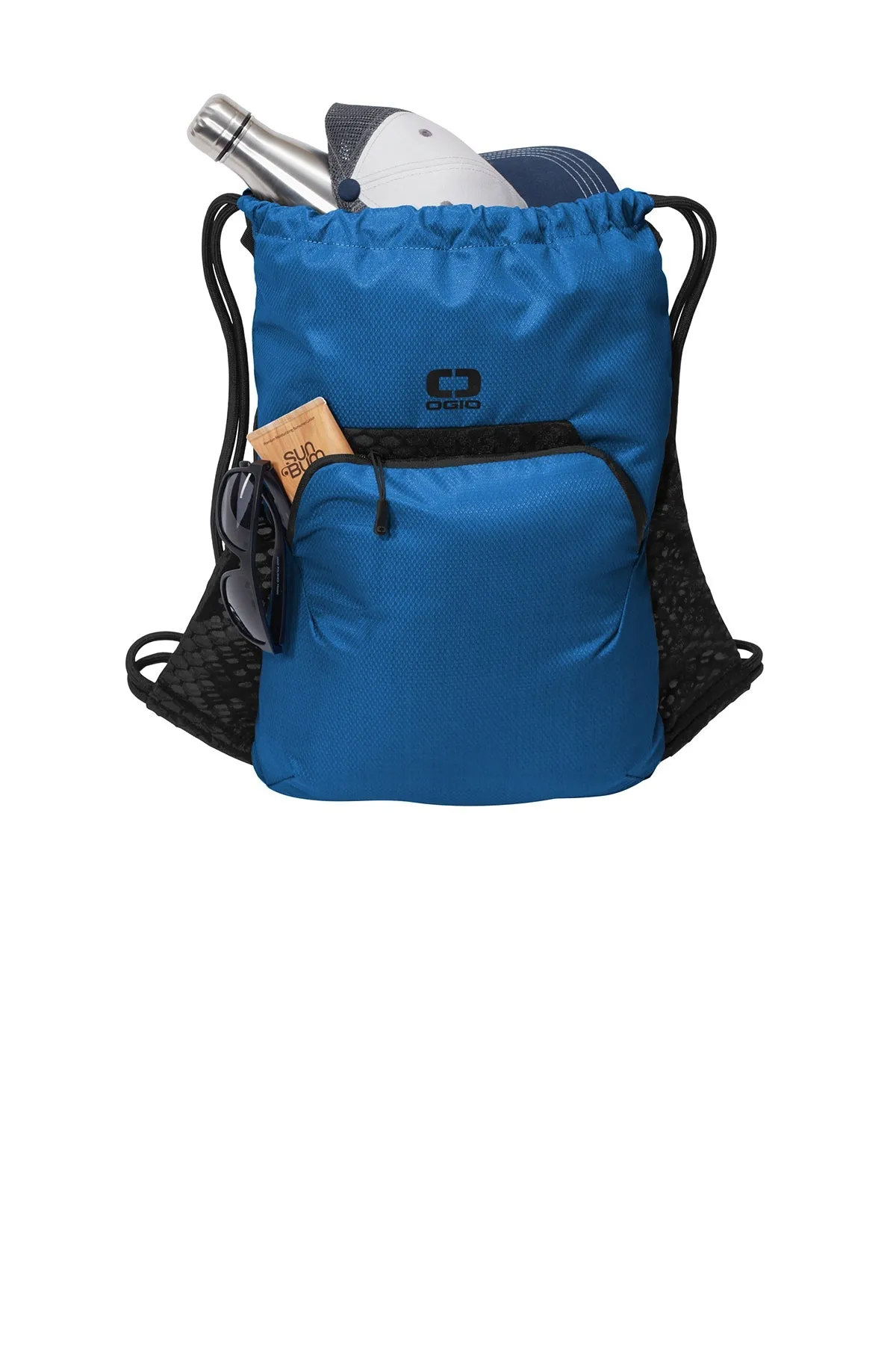 OGIO Boundary Cinch Customzied Backpacks, Cobalt Blue