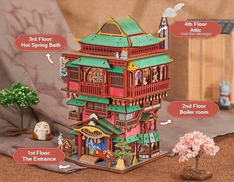 Onsen Saga DIY Miniature Storage House