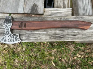 Personalized Viking Cross Axe with Custom Engraving