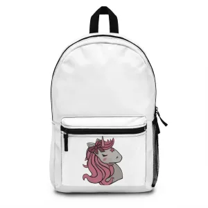 Pink Hair Unicorn Backpack (Made in USA)