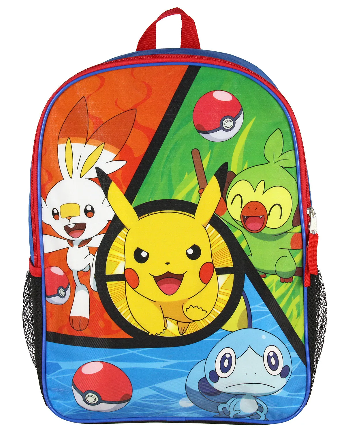 Pokemon Boys Pokemon and Friends Character 16" Backpack