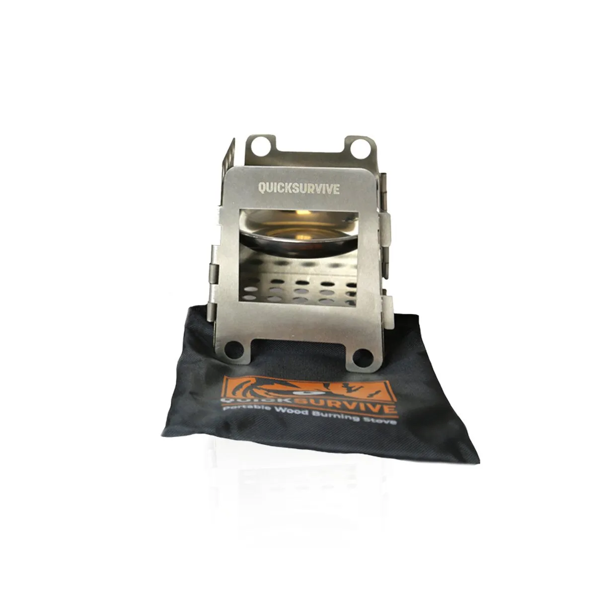 Portable Mini Wood Burning Survival Stove by QUICKSURVIVE