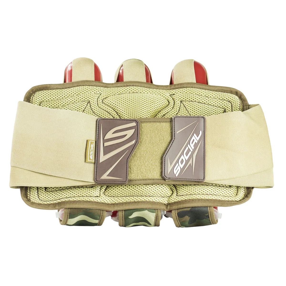 Social Paintball Grit Pack Harness - Coyote Tan Woodland