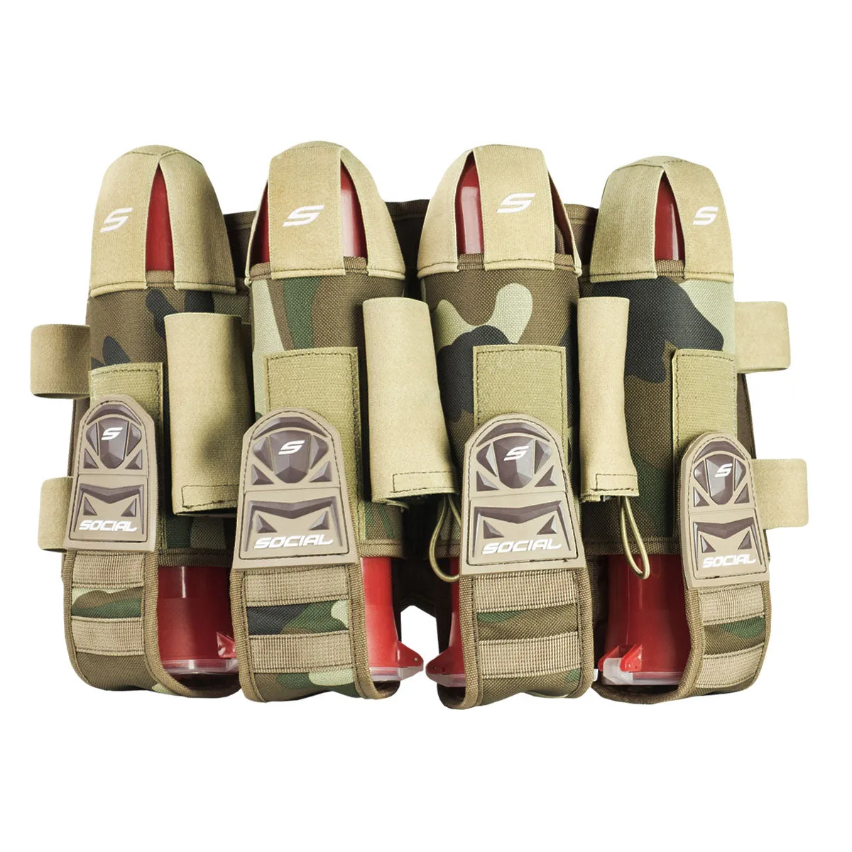 Social Paintball Grit Pack Harness - Coyote Tan Woodland