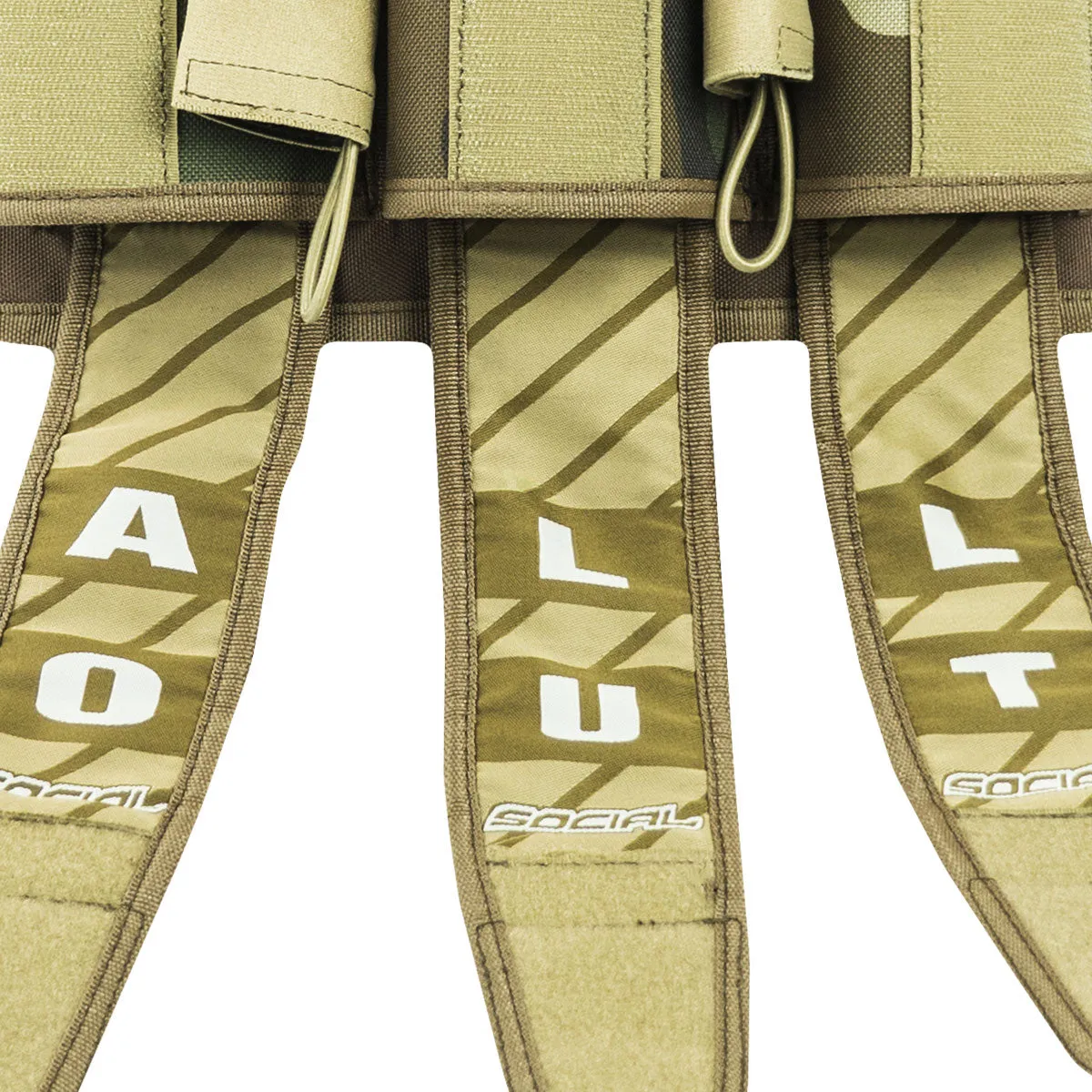 Social Paintball Grit Pack Harness - Coyote Tan Woodland