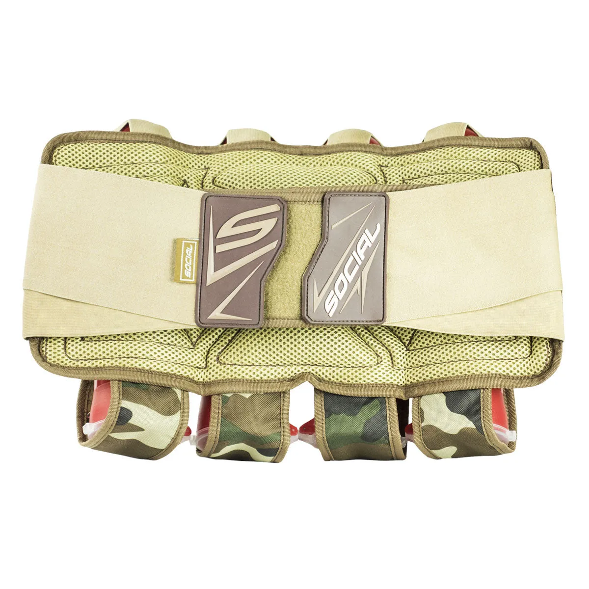 Social Paintball Grit Pack Harness - Coyote Tan Woodland