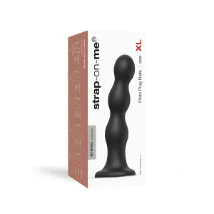 Strap-On-Me Dildo Plug Balls Blk  XL